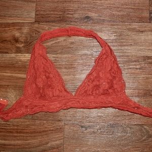 orange pins & needles bralette Urban Outfitters S